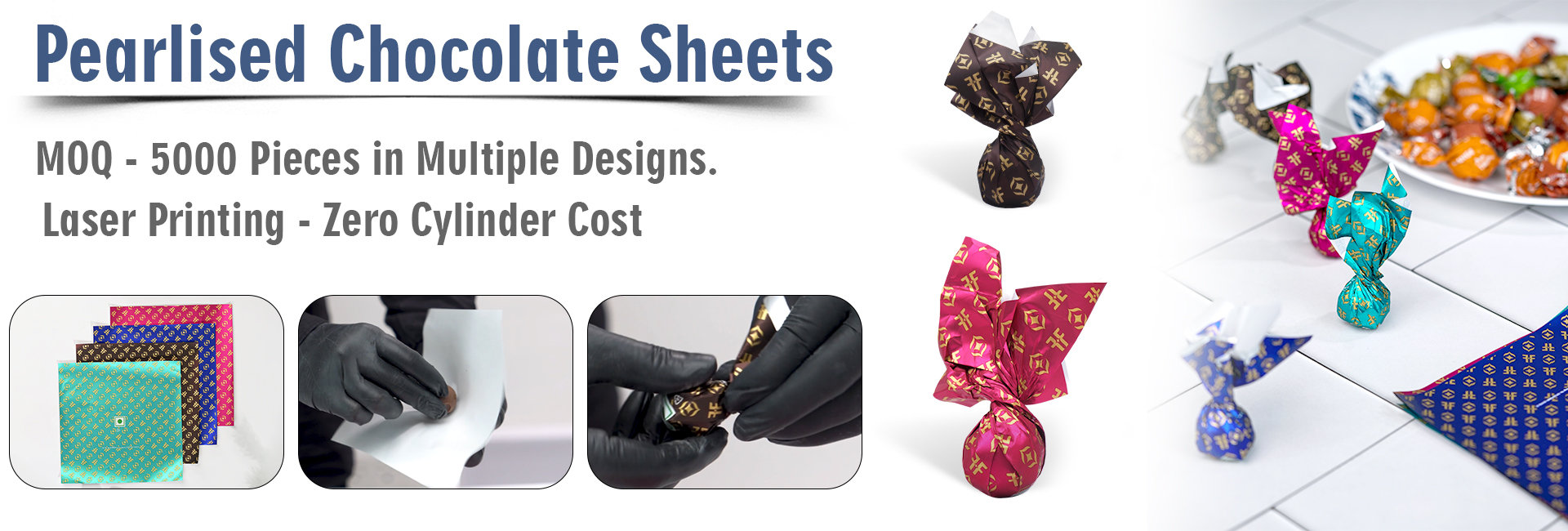 Pearlised Chocolate Sheets