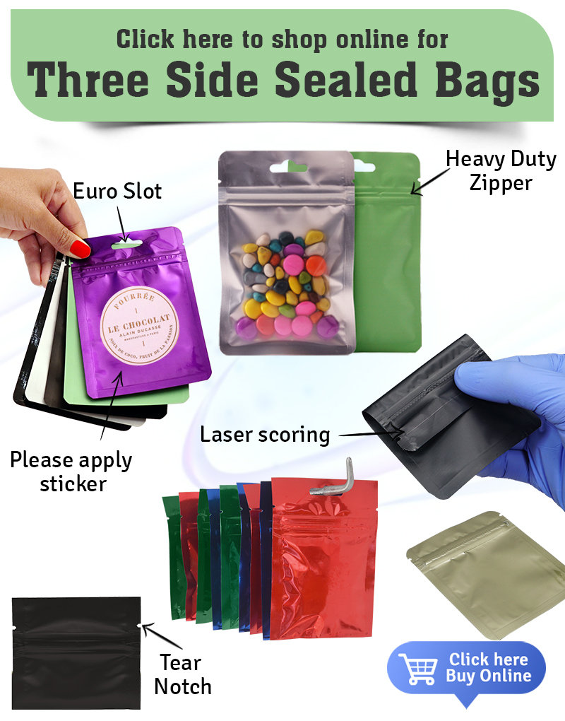 Three Side Seal Bags